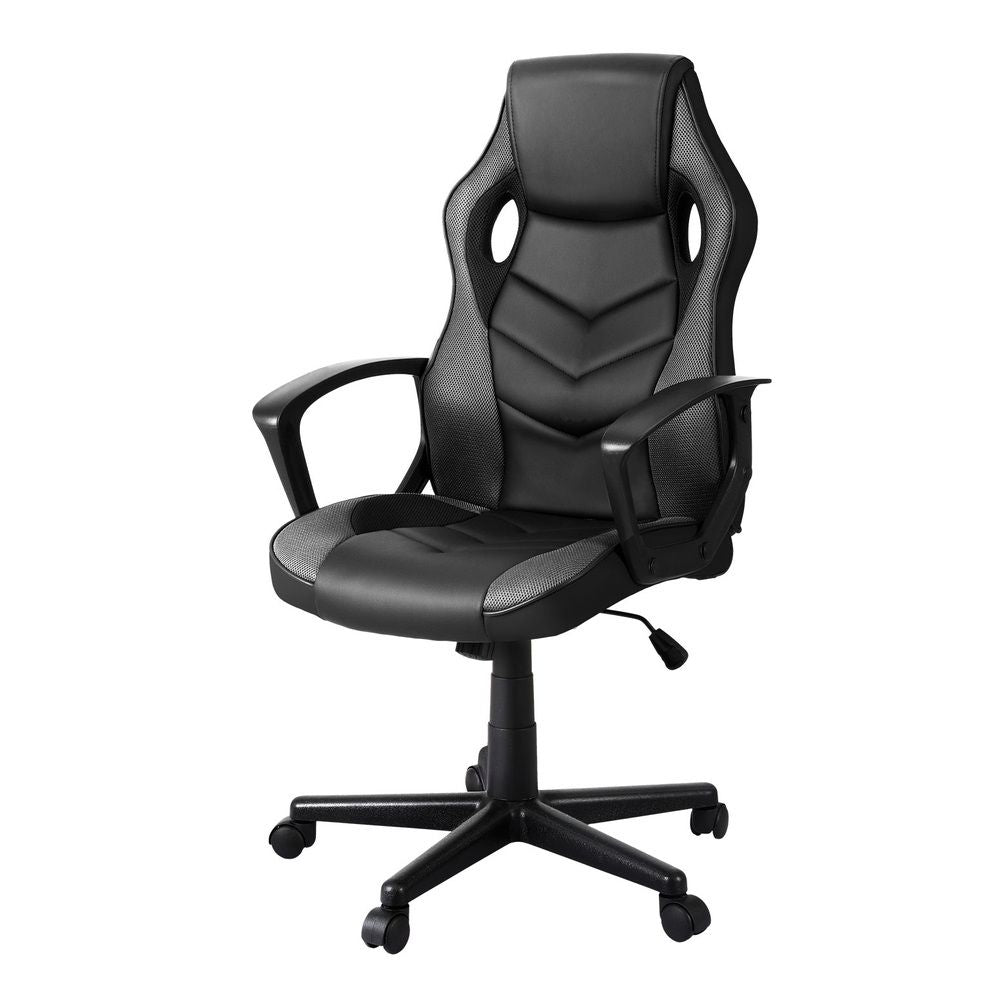 Artiss Gaming Office Chair Computer Chairs Grey-Furniture > Bar Stools &amp; Chairs-PEROZ Accessories