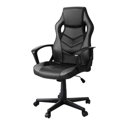 Artiss Gaming Office Chair Computer Chairs Grey-Furniture > Bar Stools &amp; Chairs-PEROZ Accessories