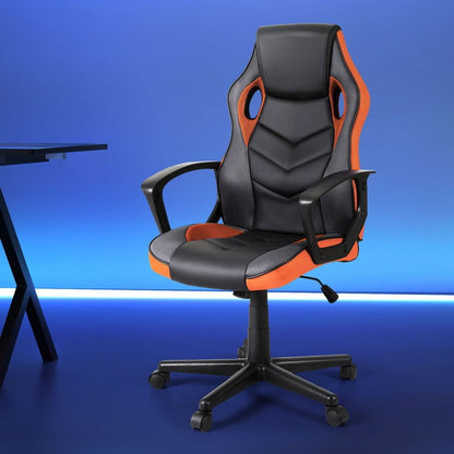 Artiss Gaming Office Chair Computer Executive Racing Chairs High Back Orange-Furniture > Office-PEROZ Accessories