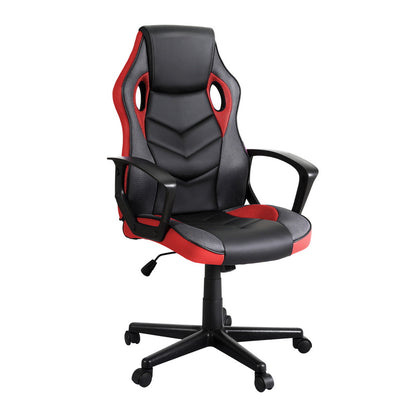 Artiss Gaming Office Chair Computer Chairs Red-Furniture &gt; Bar Stools &amp; Chairs-PEROZ Accessories