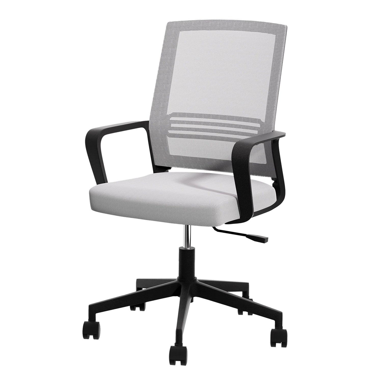 Artiss Mesh Office Chair Mid Back Grey-Office Chairs-PEROZ Accessories