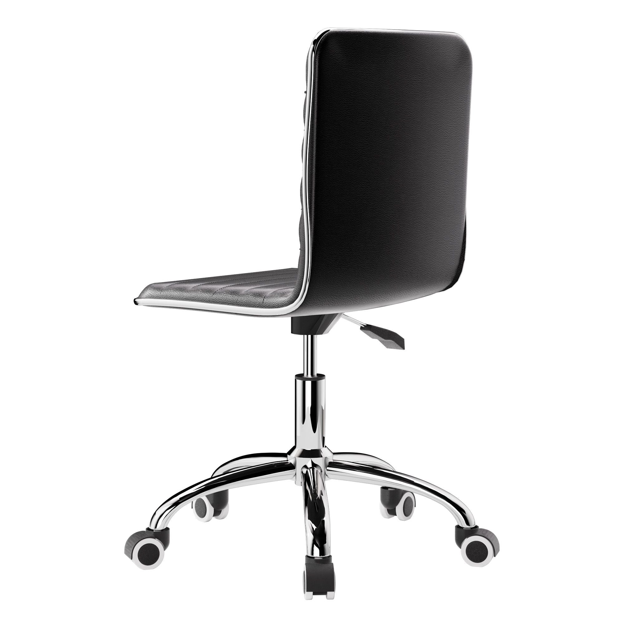Artiss Office Chair Conference Chairs PU Leather Low Back Black-Office Chairs-PEROZ Accessories
