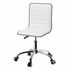 Artiss Office Chair Conference Chairs PU Leather Low Back White-Office Chairs-PEROZ Accessories