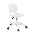 Artiss Ergonomic Office Chair Armless Study Chair Height Adjustable for Girls Boys Teens White-Furniture > Office > Office & Desk Chairs-PEROZ Accessories