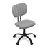 Artiss Armless Office Chair with Wheels, Ergonomic 360° Swivel Home Office Desk Chair, Height Adjustable Computer Task Chair with Fabric Back and Seat for Small Space, Grey-Furniture > Office > Office & Desk Chairs-PEROZ Accessories