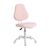 Artiss Armless Office Chair Ergonomic Soft Fleece Height Adjustable Vanity Desk Chair Pink-Furniture > Office > Office & Desk Chairs-PEROZ Accessories
