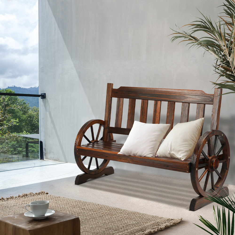 Livsip Garden Bench Wagon Chairs Wheel Chair Backyard Lounge-Wagon Chair-PEROZ Accessories
