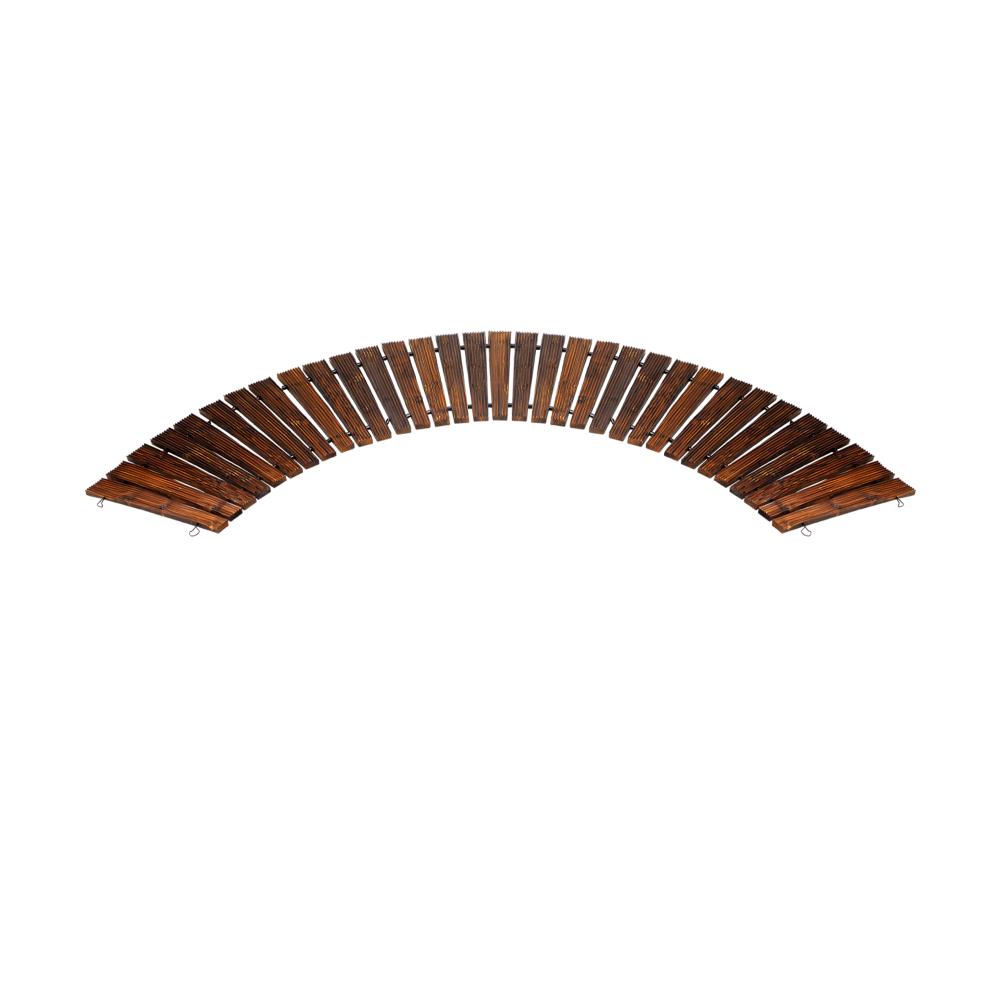 Livsip Garden Wooden Pathway 8ft Roll-Out Curved-Garden Pathways-PEROZ Accessories