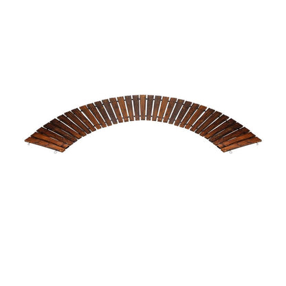 Livsip Garden Wooden Pathway 8ft Roll-Out Curved-Garden Pathways-PEROZ Accessories