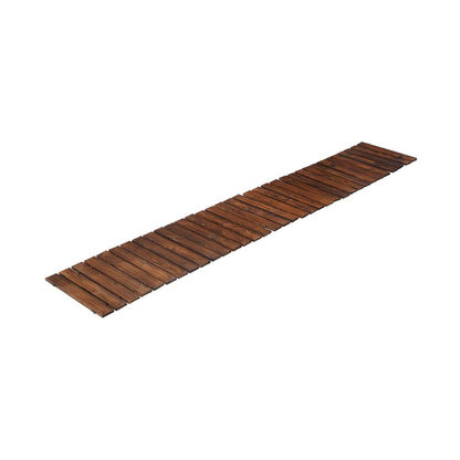 Livsip Garden Wooden Pathway 8ft Roll-Out Straight Walkway-Garden Pathways-PEROZ Accessories