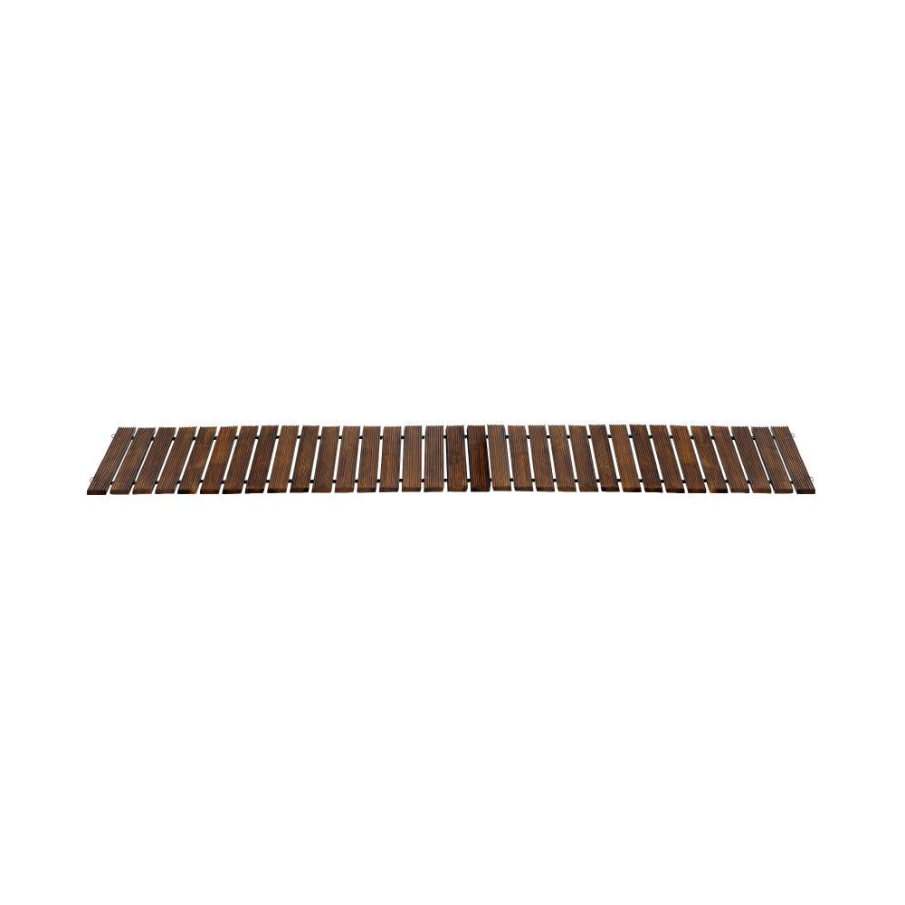 Livsip Garden Wooden Pathway 8ft Roll-Out Straight Walkway-Garden Pathways-PEROZ Accessories