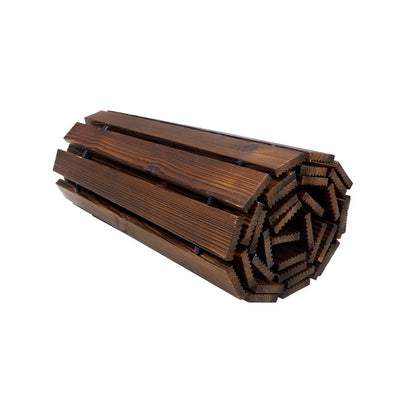 Livsip Garden Wooden Pathway 8ft Roll-Out Straight Walkway-Garden Pathways-PEROZ Accessories