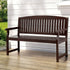 Gardeon Outdoor Garden Bench Wooden 2 Seater Lounge Chair Patio Furniture Brown-Outdoor Benches-PEROZ Accessories