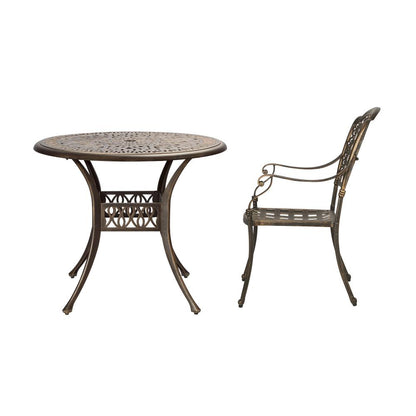 Livsip Outdoor Setting Dining Chairs Bistro Set Patio Garden Furniture 5 Piece-Outdoor Dining Sets-PEROZ Accessories