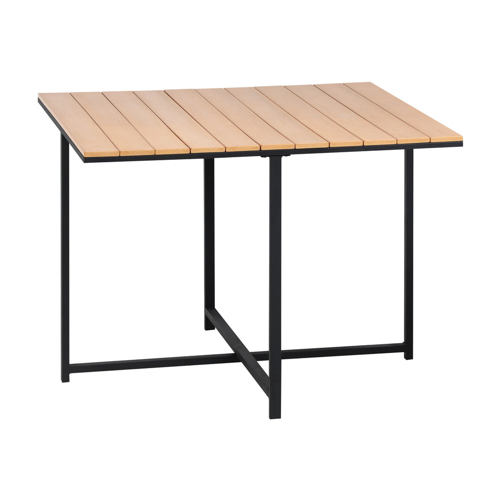 Livsip 4 Seater Outdoor Dining Set Table&amp;Wood Chairs-Outdoor Dining Sets-PEROZ Accessories