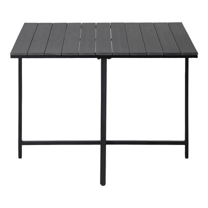 Livsip Outdoor Dining Table Black Wood-Plastic-Outdoor Dining Set-PEROZ Accessories