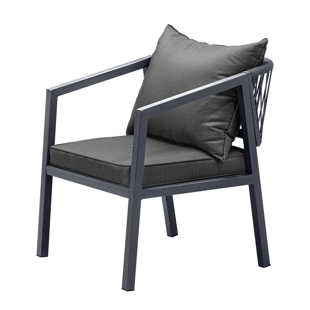 Livsip 3PCS Outdoor Dining Set Table Lounge Chair-Outdoor Dining Set-PEROZ Accessories