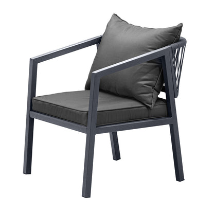Livsip 5PCS Outdoor Dining Set Table Lounge Chair-Outdoor Dining Set-PEROZ Accessories