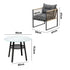 Livsip Outdoor Patio Set 4 Seater Bistro Setting-Outdoor Dining Set-PEROZ Accessories