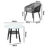 Livsip 5PCS Outdoor Dining Set Marble-style Table-Outdoor Dining Set-PEROZ Accessories
