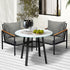 Livsip Outdoor Dining Setting Table Sofa Chairs 3PCS-Outdoor Dining Set-PEROZ Accessories