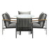 Livsip Outdoor Dining Setting Table Sofa Chairs 5PCS-Outdoor Dining Set-PEROZ Accessories