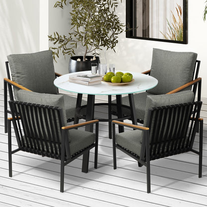 Livsip 5PCS Outdoor Dining Setting Patio Bistro Set-Outdoor Dining Set-PEROZ Accessories