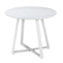 Livsip 90cm Outdoor Dining Sintered Stone Table White-Outdoor Dining Sets-PEROZ Accessories