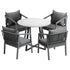 Livsip 5PCS Outdoor Dining Set Table&Lounge Chair-Outdoor Dining Sets-PEROZ Accessories