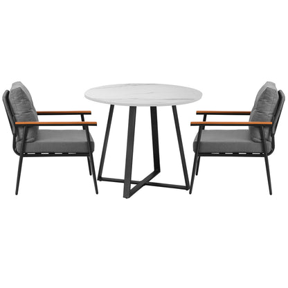 Livsip Outdoor Dining Set 3PCS Garden Lounge Setting-Outdoor Dining Set-PEROZ Accessories