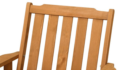 Livsip Outdoor Patio Set Solid Wood Chair&amp;Table 3PC-Outdoor Dining Sets-PEROZ Accessories