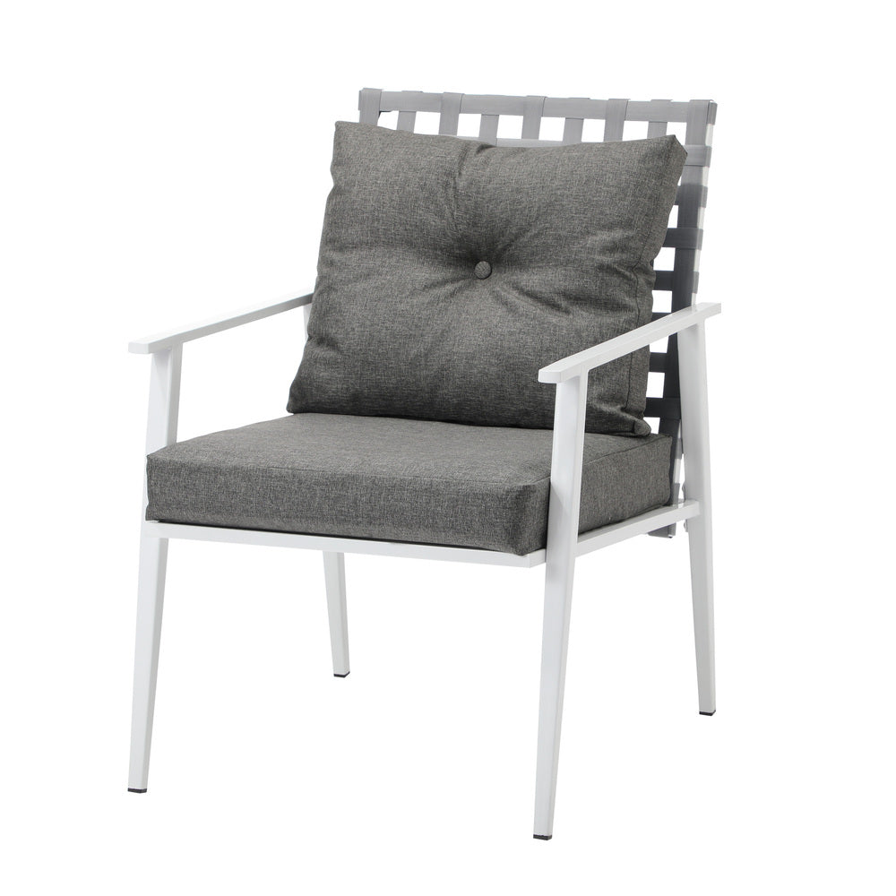 Livsip Outdoor Dining Set 5PCS Round Table Rattan Chair-Outdoor Dining Set-PEROZ Accessories