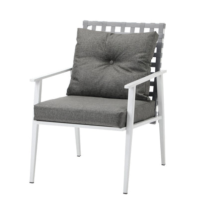Livsip Outdoor Dining Set 5PCS Round Table Rattan Chair-Outdoor Dining Set-PEROZ Accessories