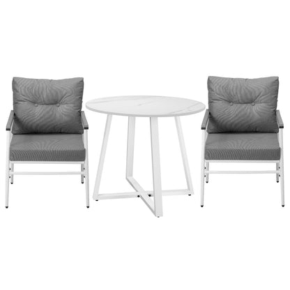 Livsip Outdoor Dining Set Patio Setting 2 Seater Round Table-Outdoor Dining Set-PEROZ Accessories