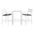Gardeon Outdoor Bar Set Stools 3-Piece Dining Chairs Table Patio Aluminium Bistro Set-Furniture > Outdoor > Outdoor Dining Sets-PEROZ Accessories