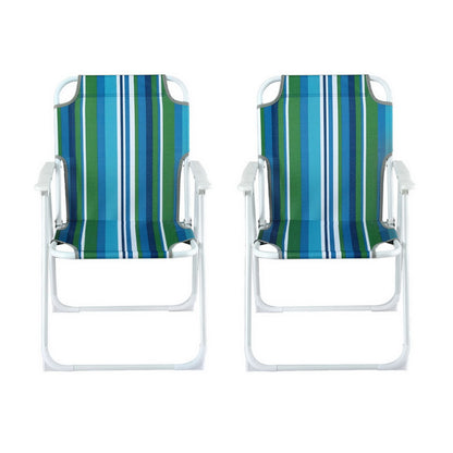 Gardeon Outdoor Chairs Folding Camping Chair Steel Portable Patio Furniture-Furniture &gt; Outdoor &gt; Outdoor Chairs-PEROZ Accessories