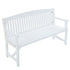 Gardeon 5FT Outdoor Garden Bench Wooden 3 Seat Chair Patio Furniture White-Outdoor Benches-PEROZ Accessories