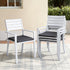 Gardeon 4PC Outdoor Dining Chairs Stackable Aluminum Lounge Chair Patio Furniture-Furniture > Outdoor > Outdoor Chairs-PEROZ Accessories