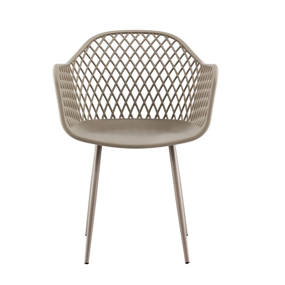 Gardeon 4PC Outdoor Dining Chairs PP Lounge Chair Patio Furniture Garden Coffee-Furniture > Outdoor > Outdoor Chairs-PEROZ Accessories