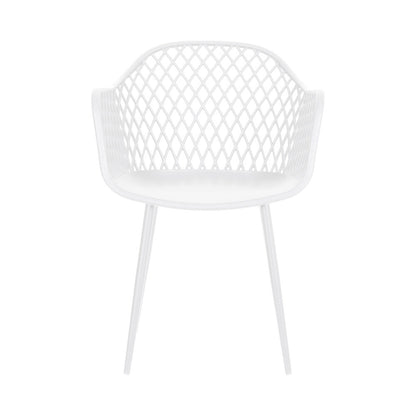 Gardeon 4PC Outdoor Dining Chairs PP Lounge Chair Patio Furniture Garden White-Furniture &gt; Outdoor &gt; Outdoor Chairs-PEROZ Accessories