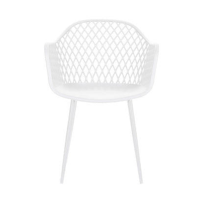 Gardeon 4PC Outdoor Dining Chairs PP Lounge Chair Patio Furniture Garden White-Furniture > Outdoor > Outdoor Chairs-PEROZ Accessories