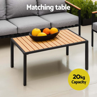Gardeon 5 Seater Outdoor Sofa Set 4PCS Table Chair Garden Bench Patio Furniture-Furniture &gt; Outdoor &gt; Outdoor Sofas &amp; Lounge Sets-PEROZ Accessories