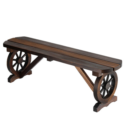 Gardeon Outdoor Garden Bench Seat Wooden Patio Furniture Wagon Dining Chair-Furniture &gt; Outdoor &gt; Outdoor Benches-PEROZ Accessories