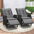 Livsip Sun Lounge Recliner Chairs Outdoor Furniture Patio Wicker Sofa 2 Piece-Sun Lounges-PEROZ Accessories