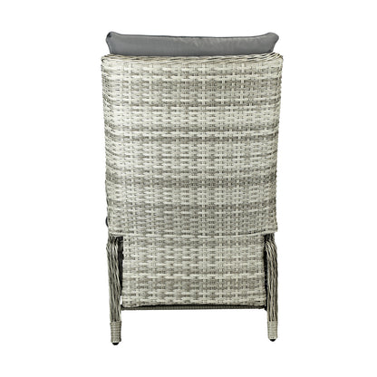 Livsip Recliner Chairs Outdoor Sun Lounge Wicker Garden Sofa Patio Furniture-Sun Lounges-PEROZ Accessories