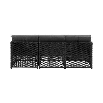 Livsip Outdoor Sofa Set 4 Seater Wicker Corner Modular Setting-Outdoor Sofa Set-PEROZ Accessories