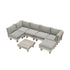 Livsip 7PCS Outdoor Furniture Sofa Set Lounge Setting Garden-Outdoor Sofa Set-PEROZ Accessories
