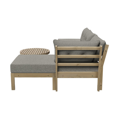 Livsip Outdoor Lounge Sofa Set 7 Piece Garden Furniture-Outdoor Sofa Sets-PEROZ Accessories