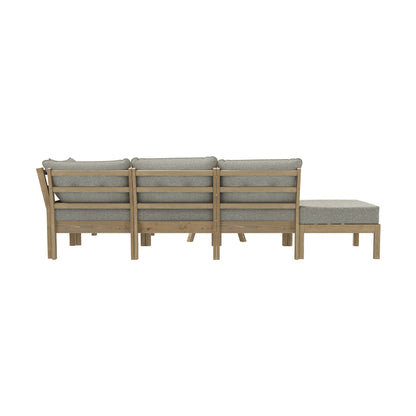 Livsip Outdoor Lounge Sofa Set 7 Piece Garden Furniture-Outdoor Sofa Sets-PEROZ Accessories