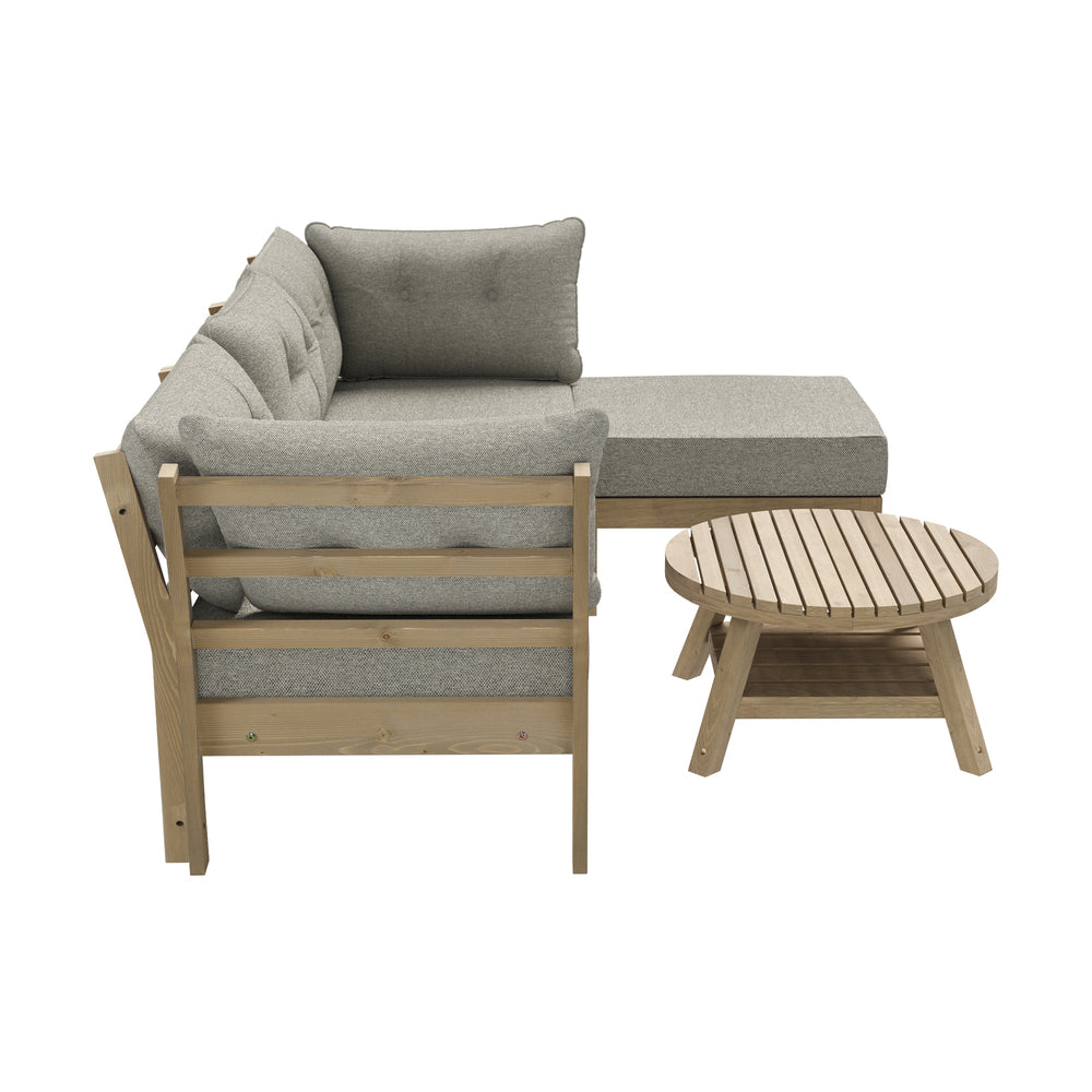 Livsip 5 Piece Outdoor Sofa Set Garden Lounge Patio Setting-Outdoor Sofa Sets-PEROZ Accessories